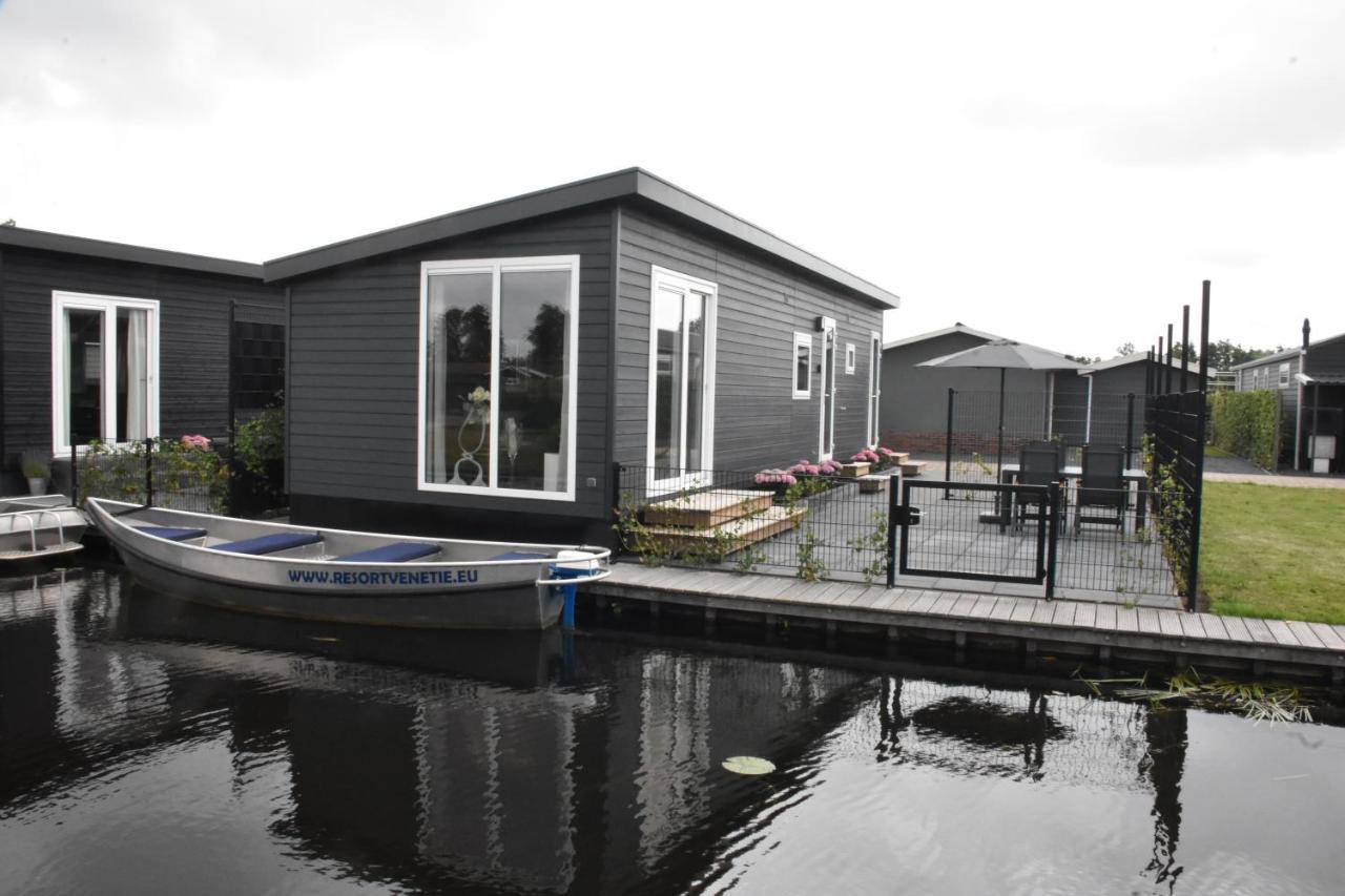 Chalet 'Het Giethoornsche Meer' Esterno foto
